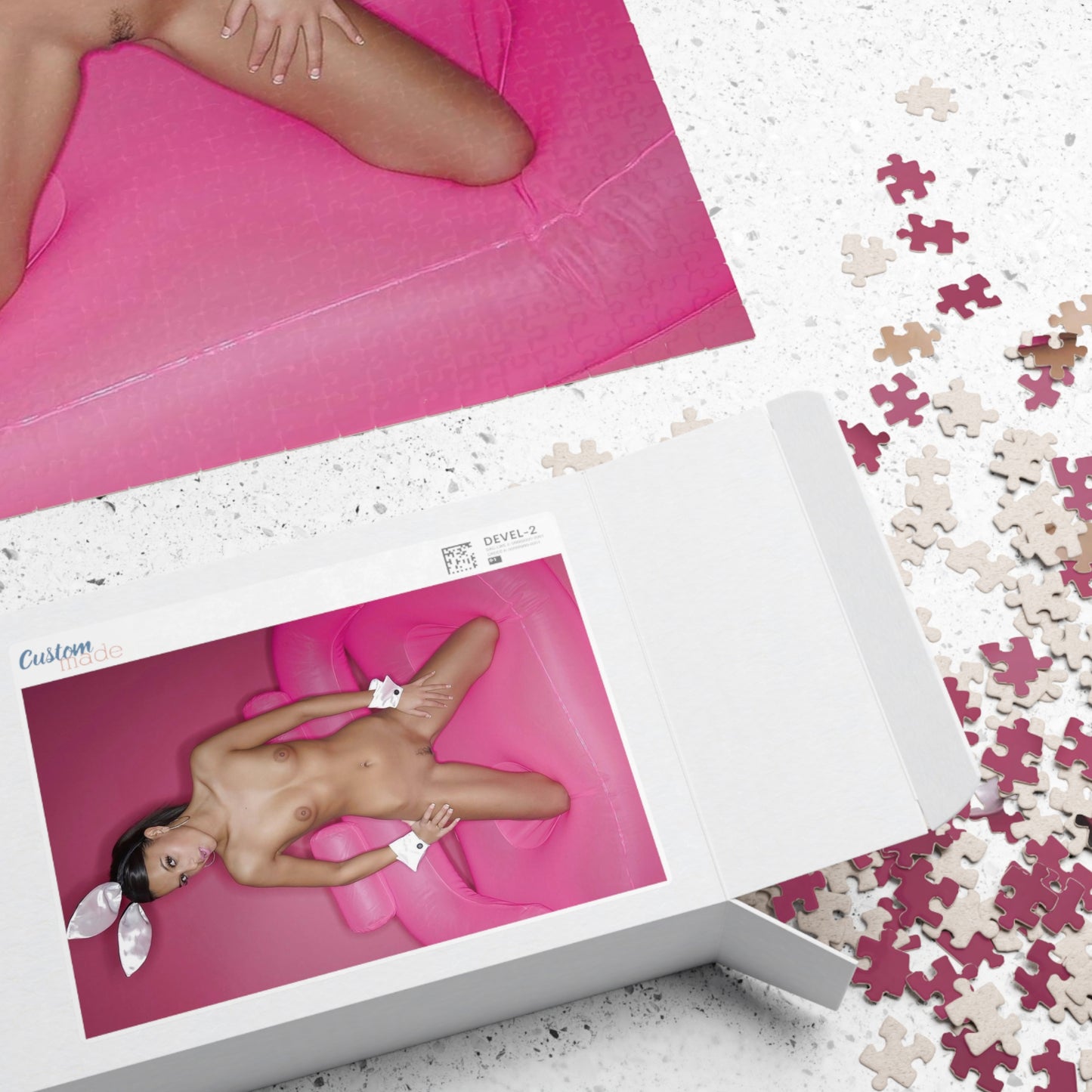 Puzzle (110, 252, 500, 1014-piece) Tight Nude Bunny Ears