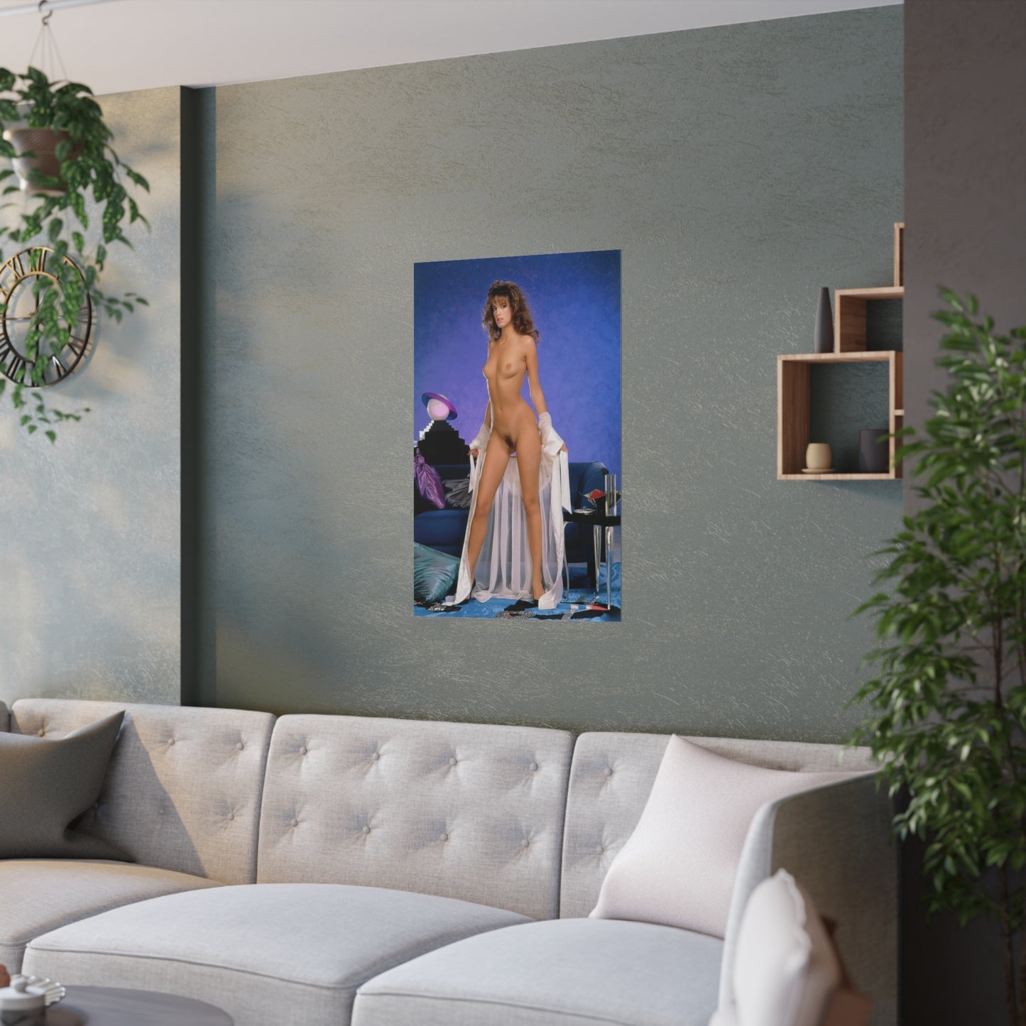 Satin Posters (210gsm) Pornstar Racquel Darrian Nude