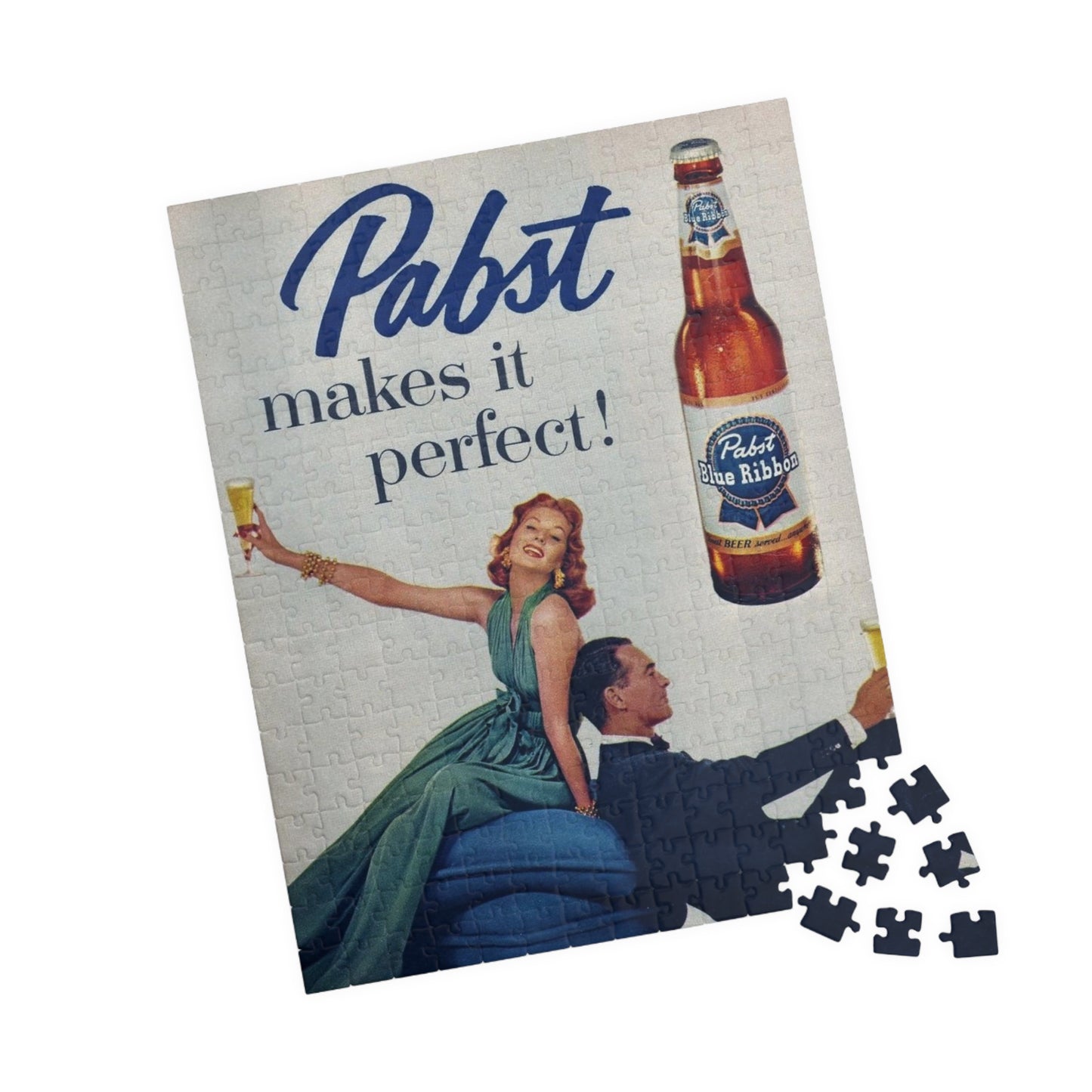 Puzzle (110, 252, 520, 1014-piece) Retro Beer Advertisement Pabst