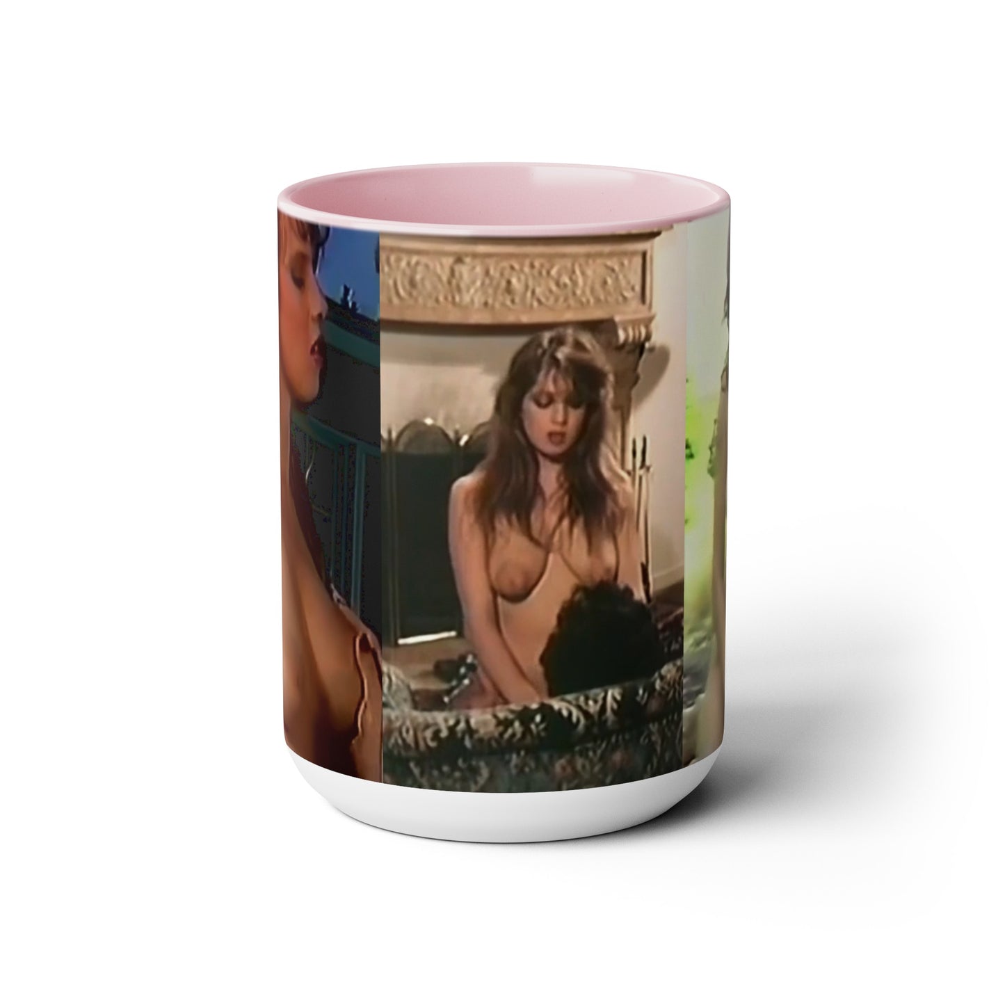 Two-Tone Coffee Mugs, 15oz Traci Lords Nude