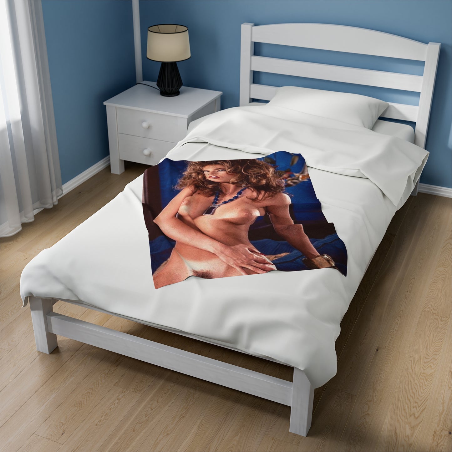 Velveteen Plush Blanket Pornstar Racquel Darrian Nude