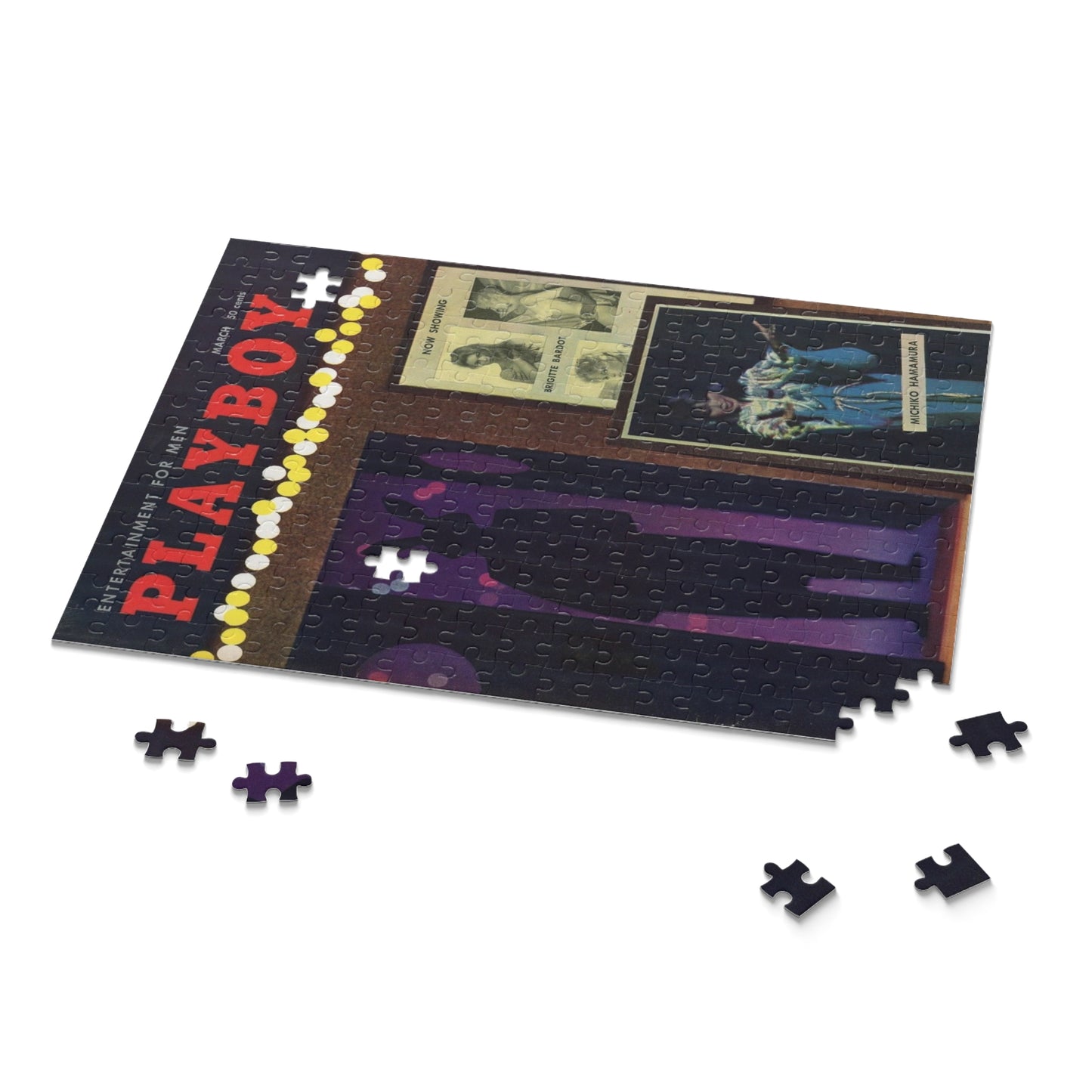 Puzzle (120, 252, 500-Piece) Playboy Cover March 1958