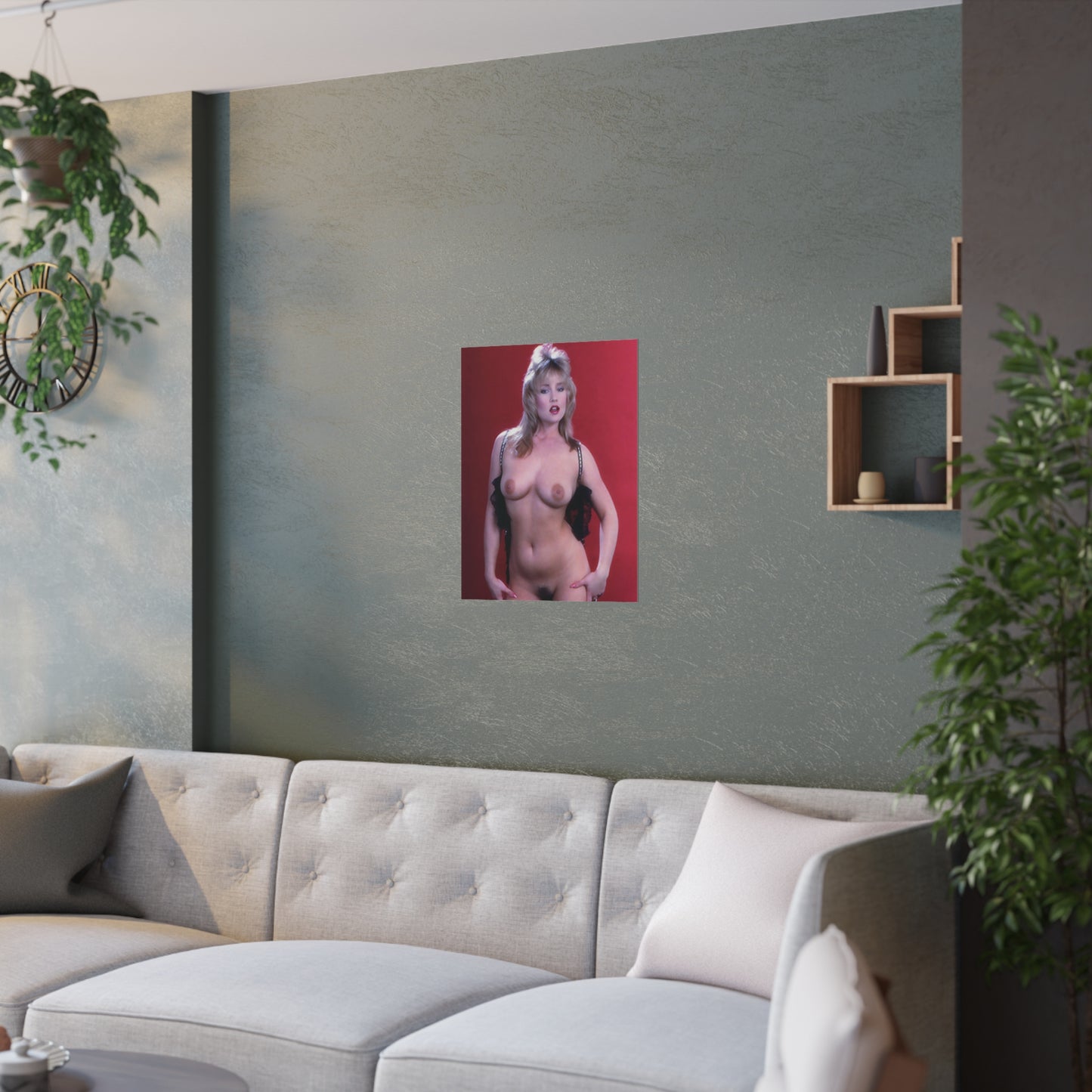 Satin Posters (210gsm) Retro Pornstar Taija Rae Nude