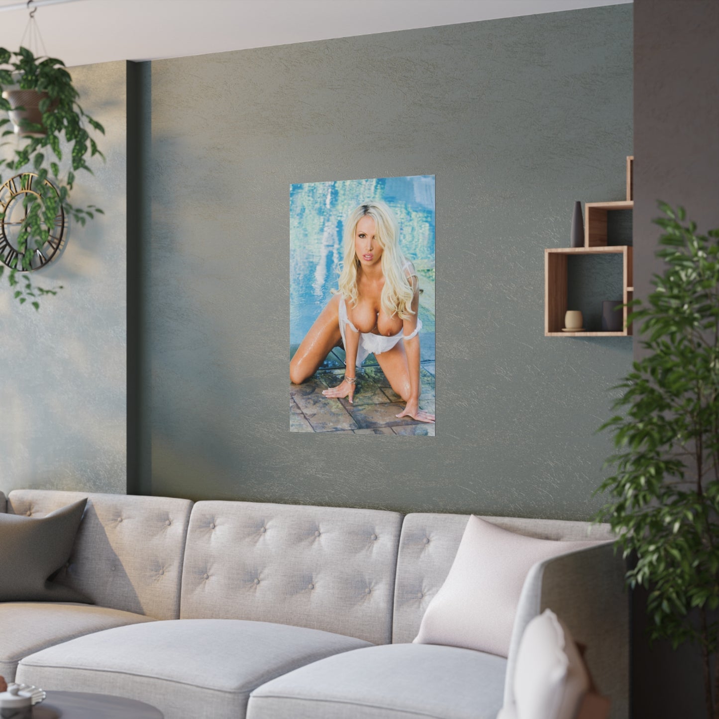 Satin Posters (210gsm) Penthouse Pet April 2010 Nikki Benz