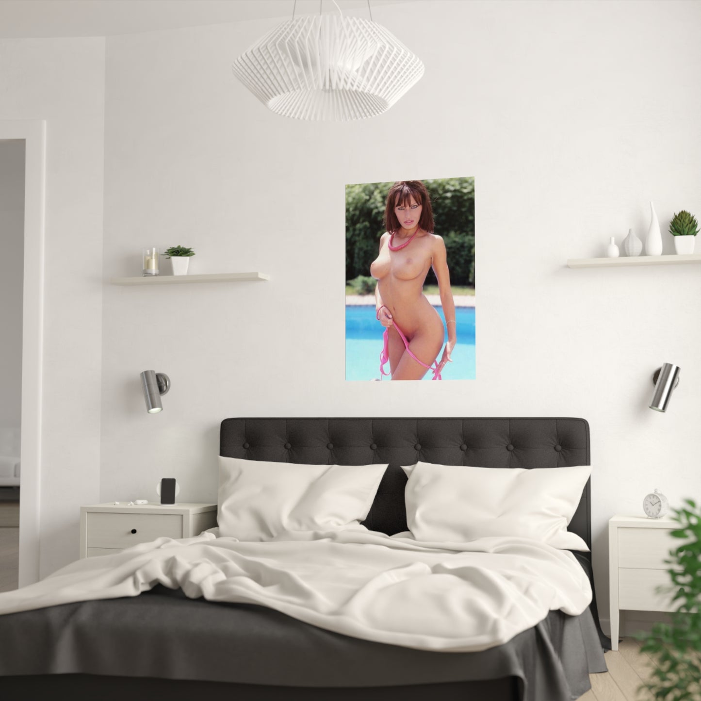 Satin Posters (210gsm) Retro Pornstar Anita Blond