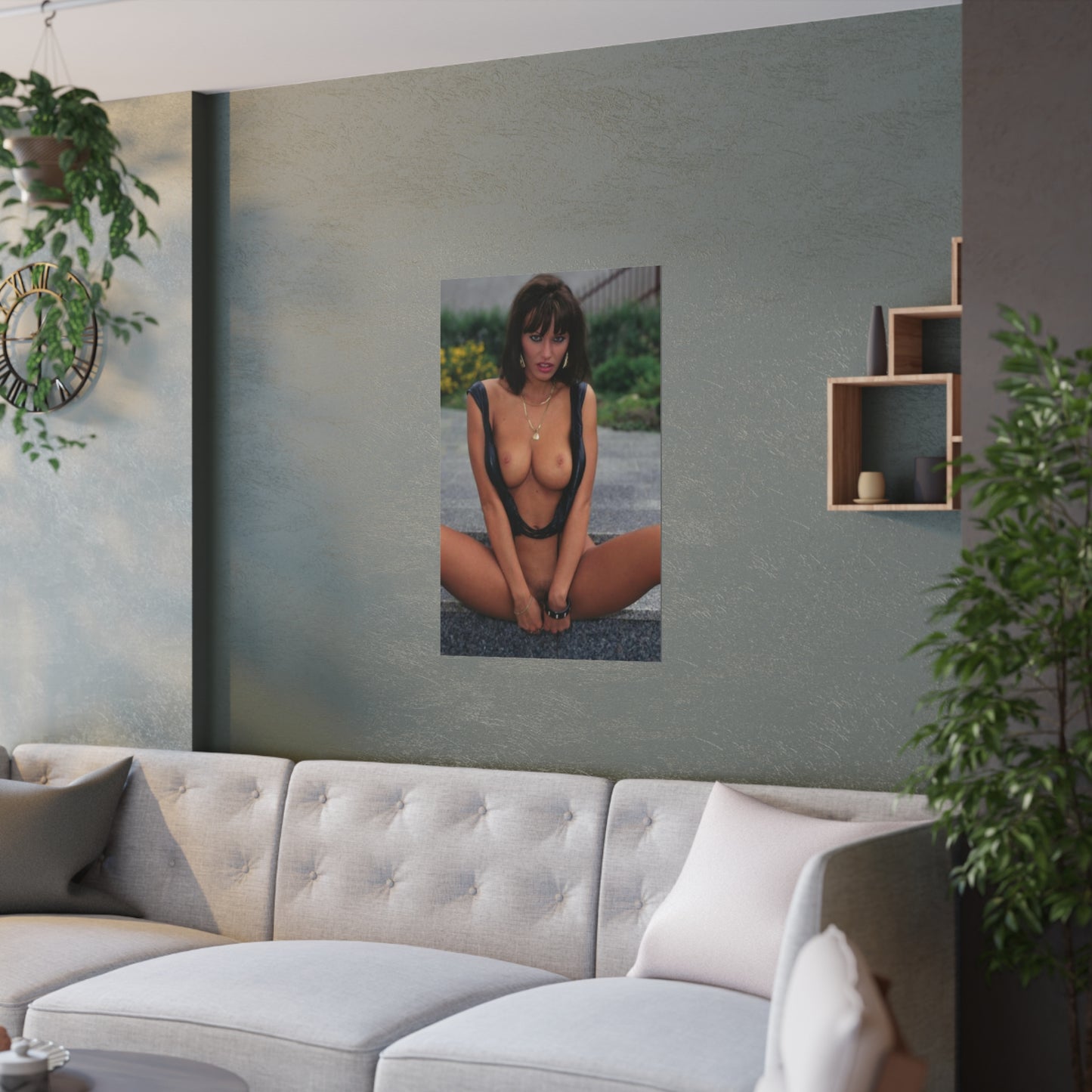 Satin Posters (210gsm) Retro Pornstar Anita Blond
