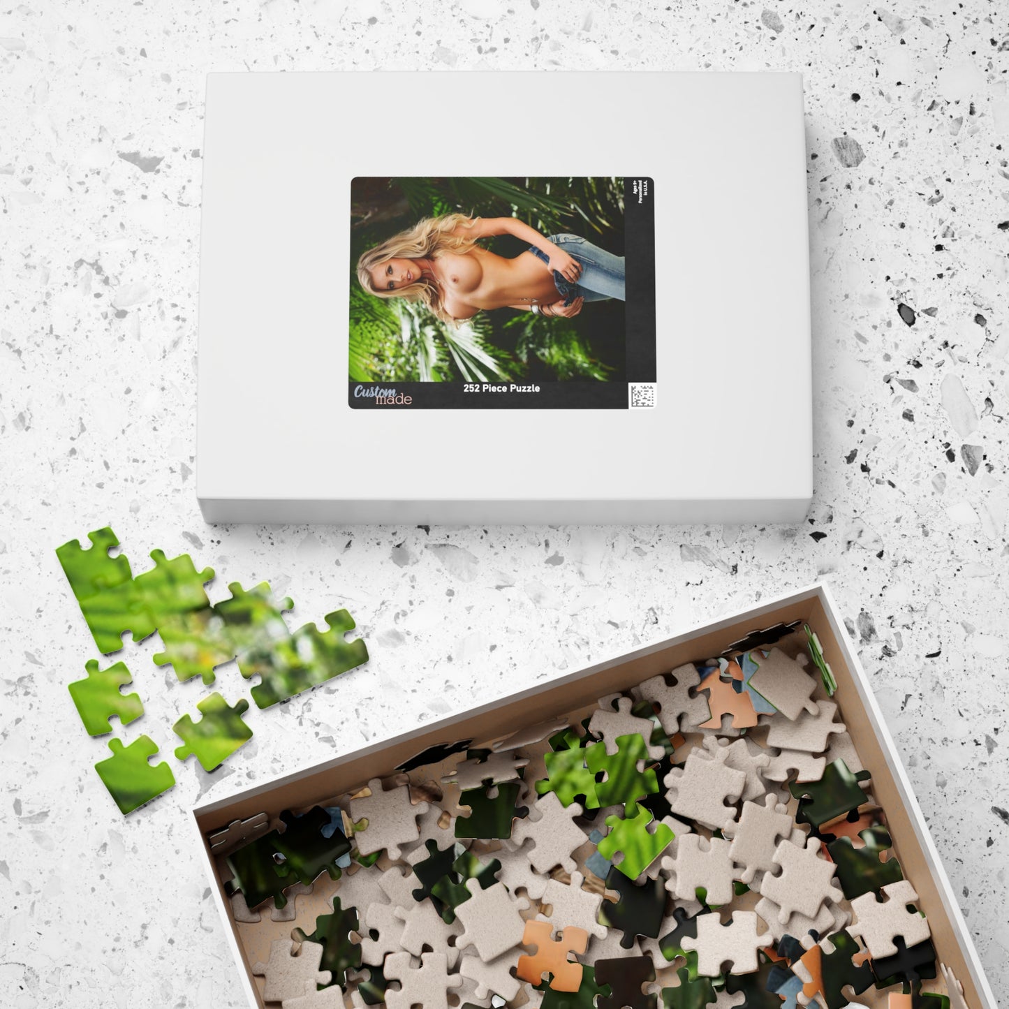 Puzzle (110, 252, 520, 1014-piece) Adult Star Samantha Saint Nude
