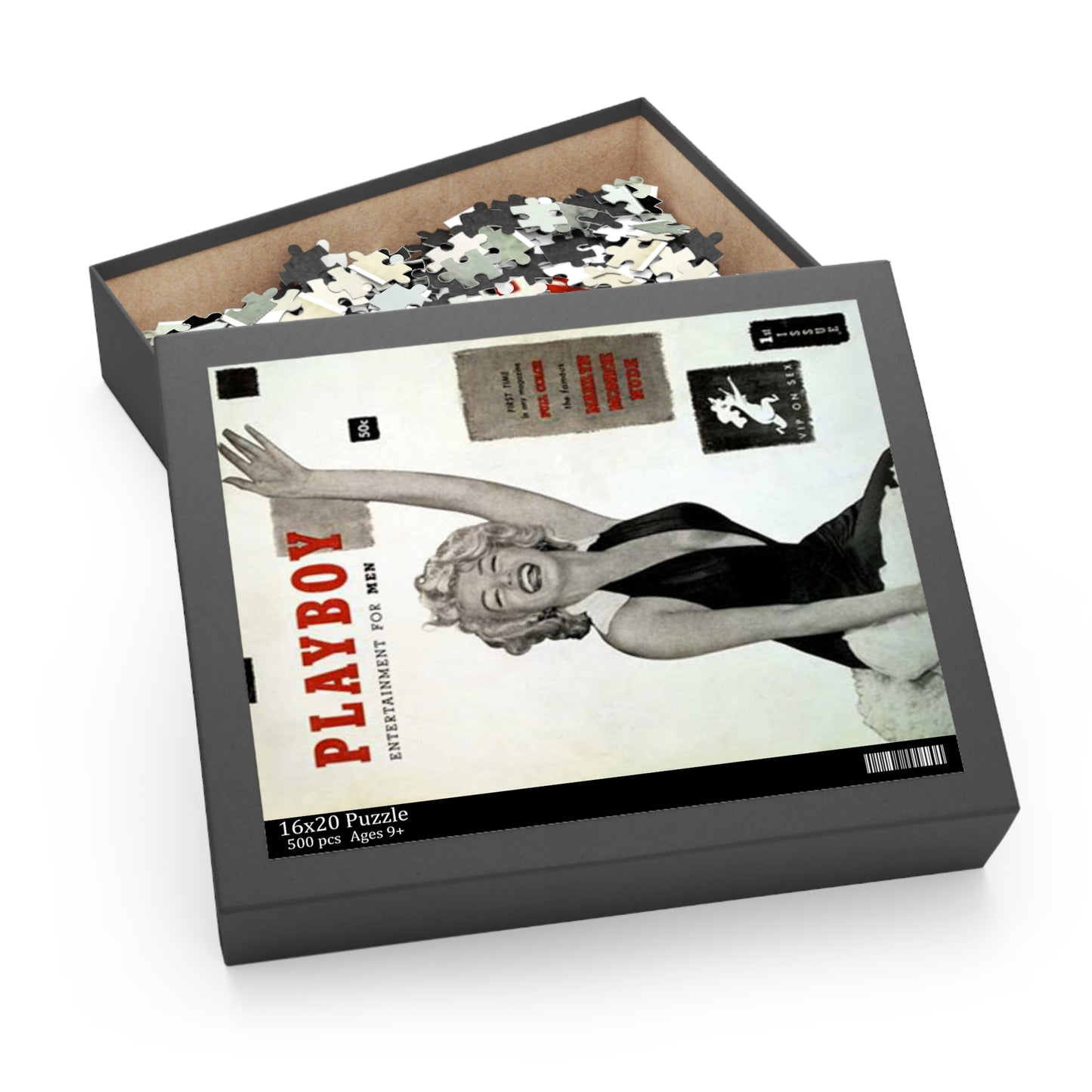 Puzzle (120, 252, 500-Piece) Playboy Cover December 1953 Marilyn Monroe