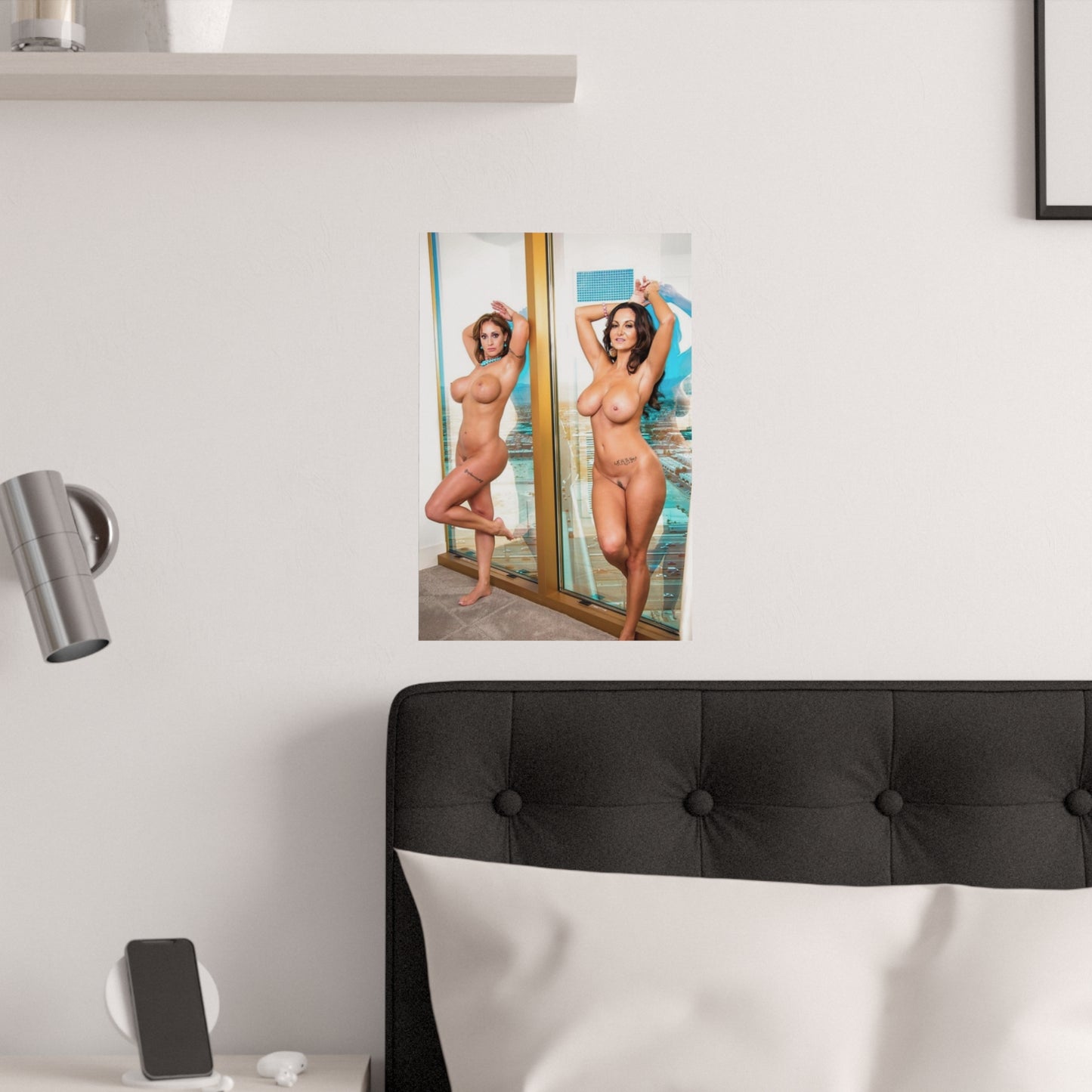 Satin Posters (210gsm) Eva Notty and Ava Addams Nude