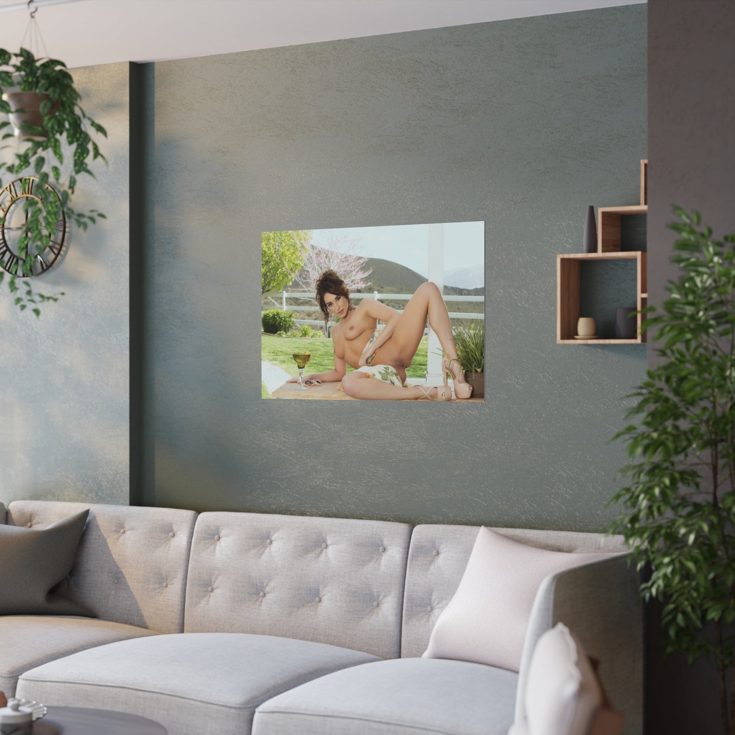 Satin Posters (210gsm) Pet June 2017 Olive Glass