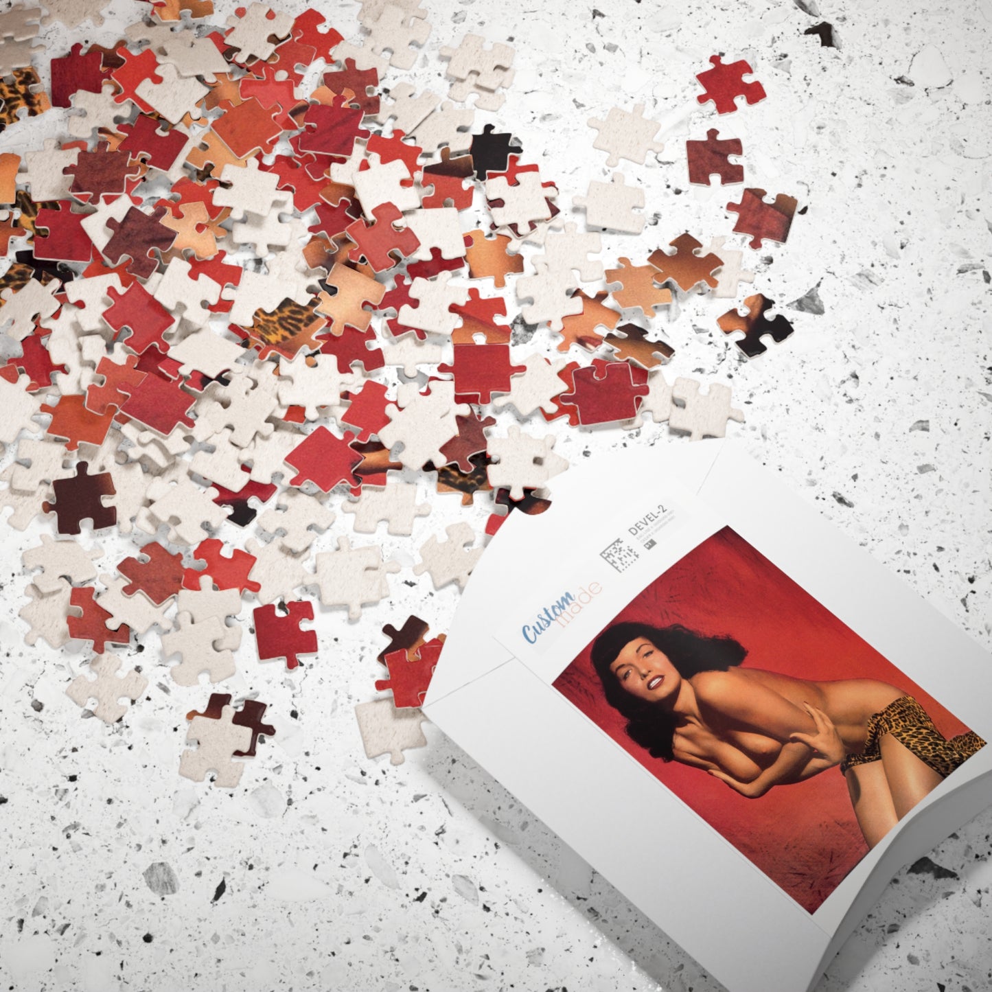 Puzzle (110, 252, 500, 1014-piece) Playmate 1955 Bettie Page Nude