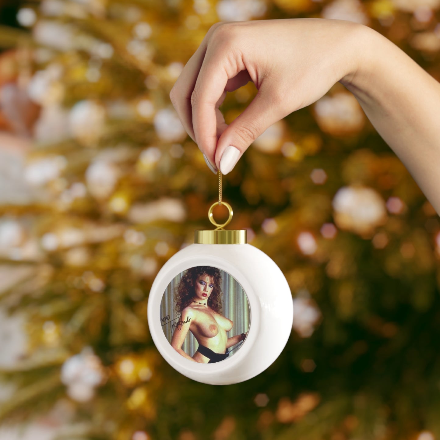 Christmas Ball Ornament Traci Lords Nude