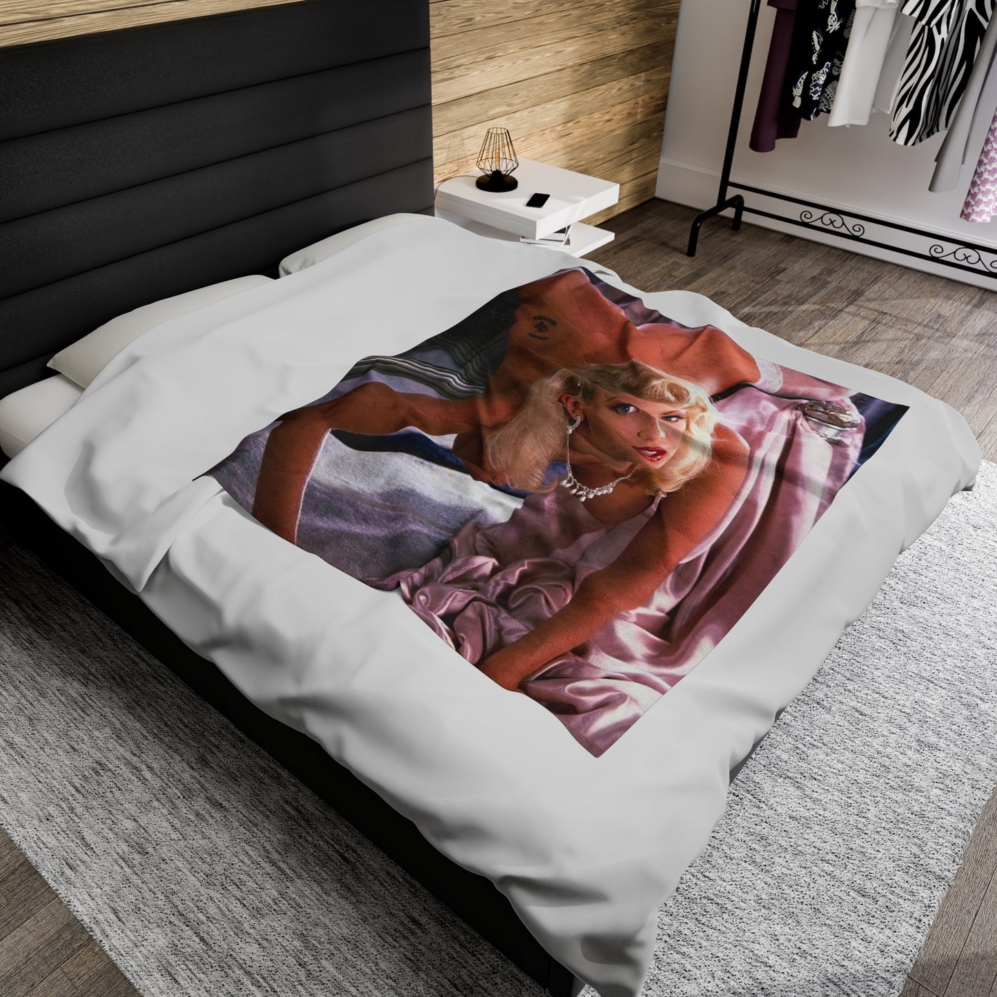 Velveteen Plush Blanket Pornstar Jenna Jameson Nude
