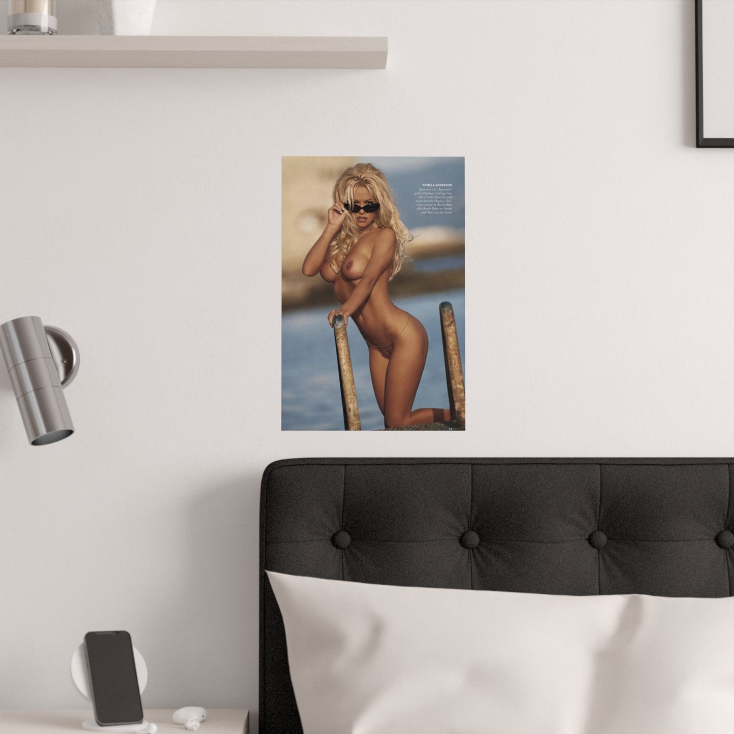 Satin Posters (210gsm) Pamela Anderson Nude #4