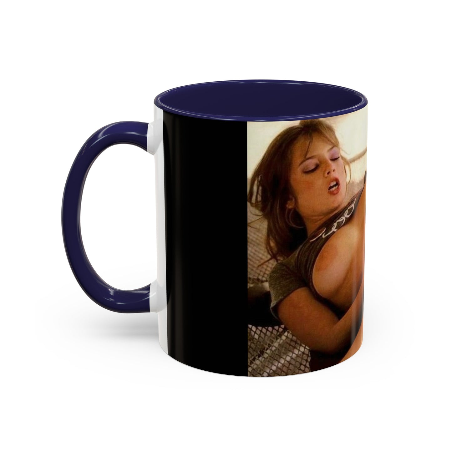 Accent Coffee Mug (11, 15oz) Traci Lords Nude Naked Retro Fuck Sex