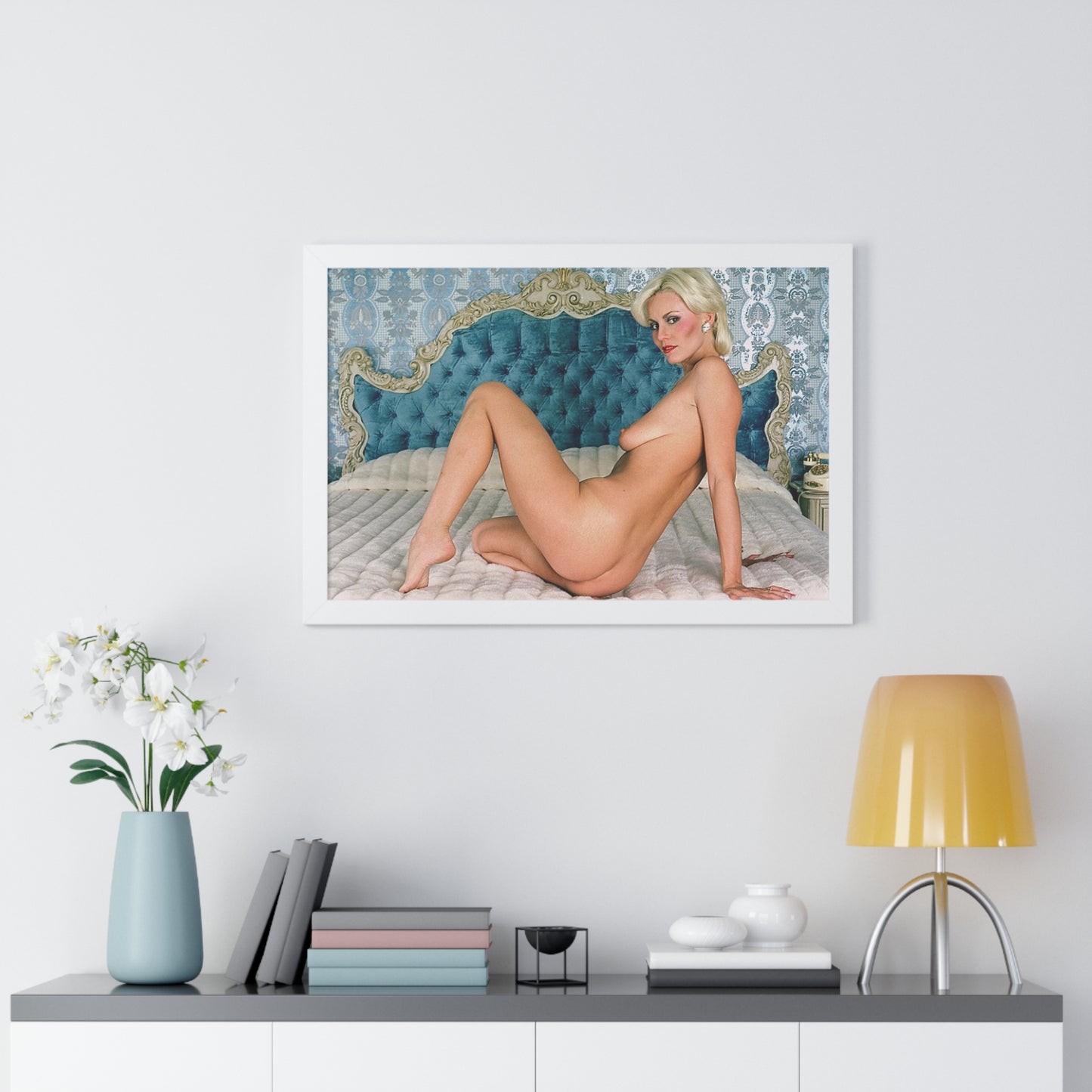 Framed Horizontal Poster Porn Star Seka Nude