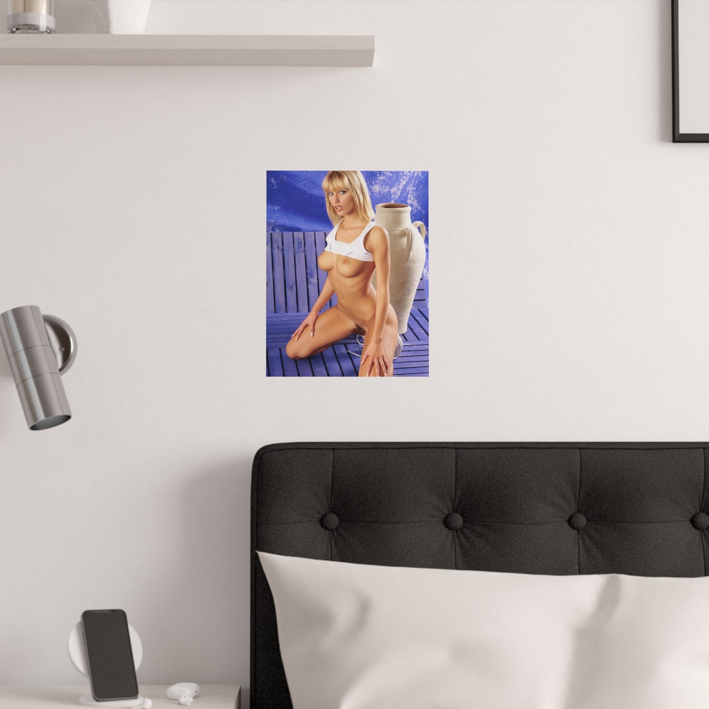 Satin Posters (210gsm) Retro Pornstar Anita Blond