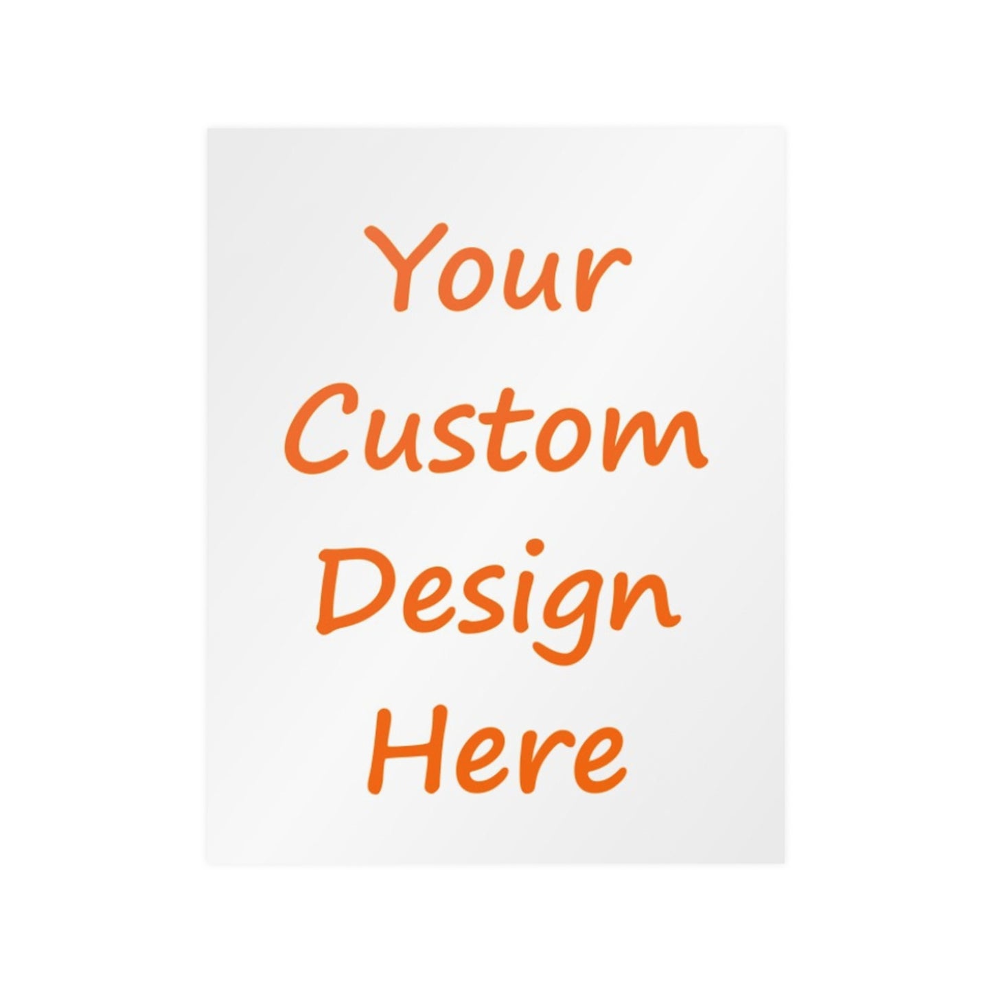 Satin Posters (210gsm) Custom Purchase & Message Artwork! No Limits!