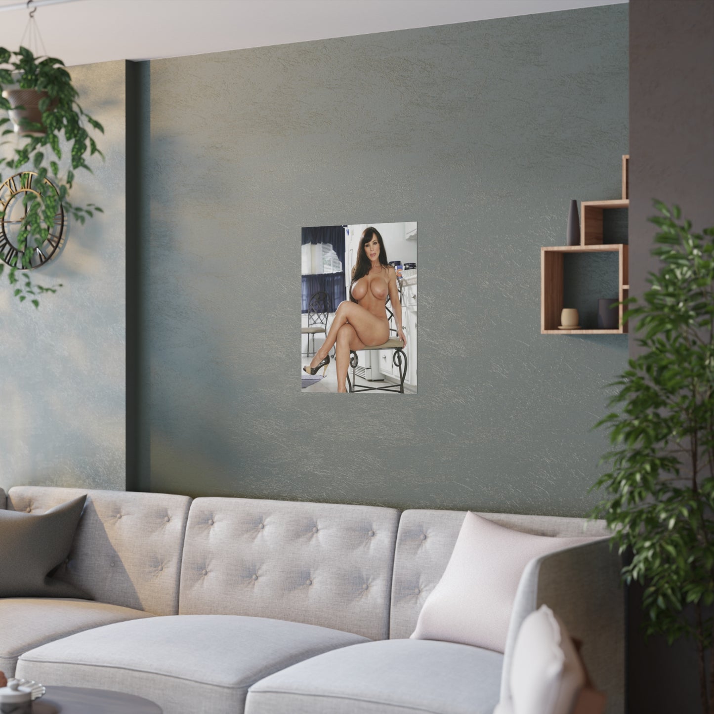 Satin Posters (210gsm) Pornstar Lisa Ann Nude