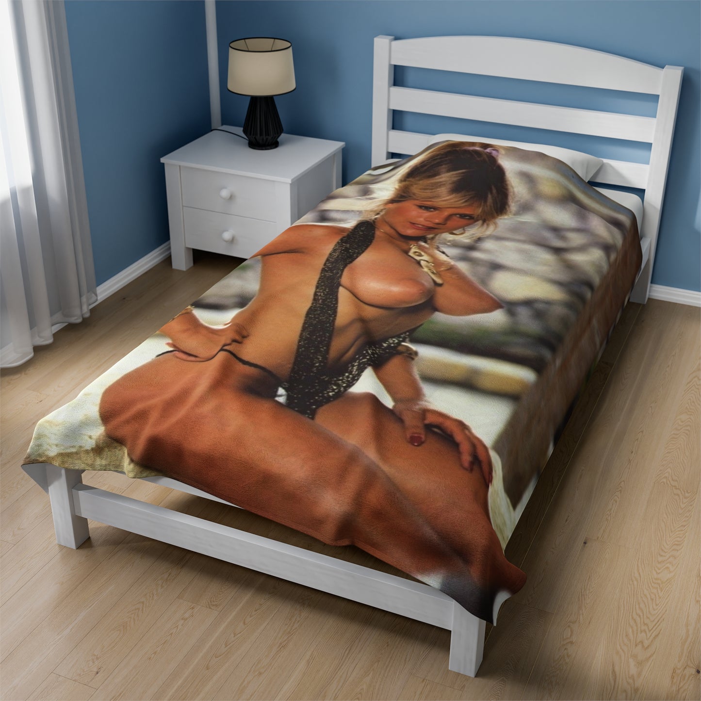 Velveteen Plush Blanket Samantha Fox Nude