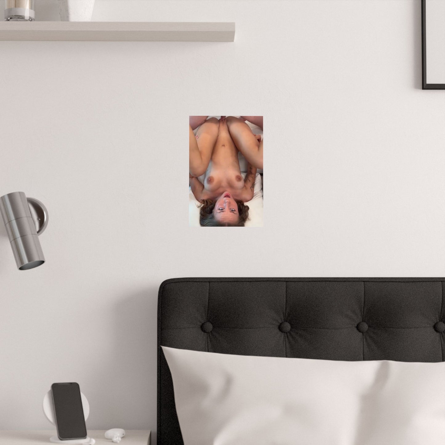 Satin Posters (210gsm) Cute Teen Pounded upside down