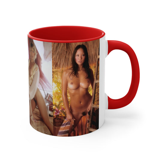 Accent Coffee Mug, 11oz Playboy Playmates 1976 January - April