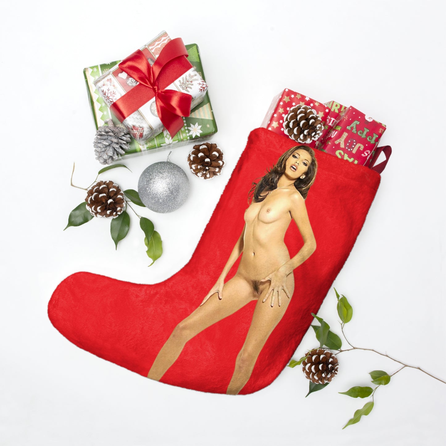 Christmas Stockings Pornstar Jenna Haze Nude