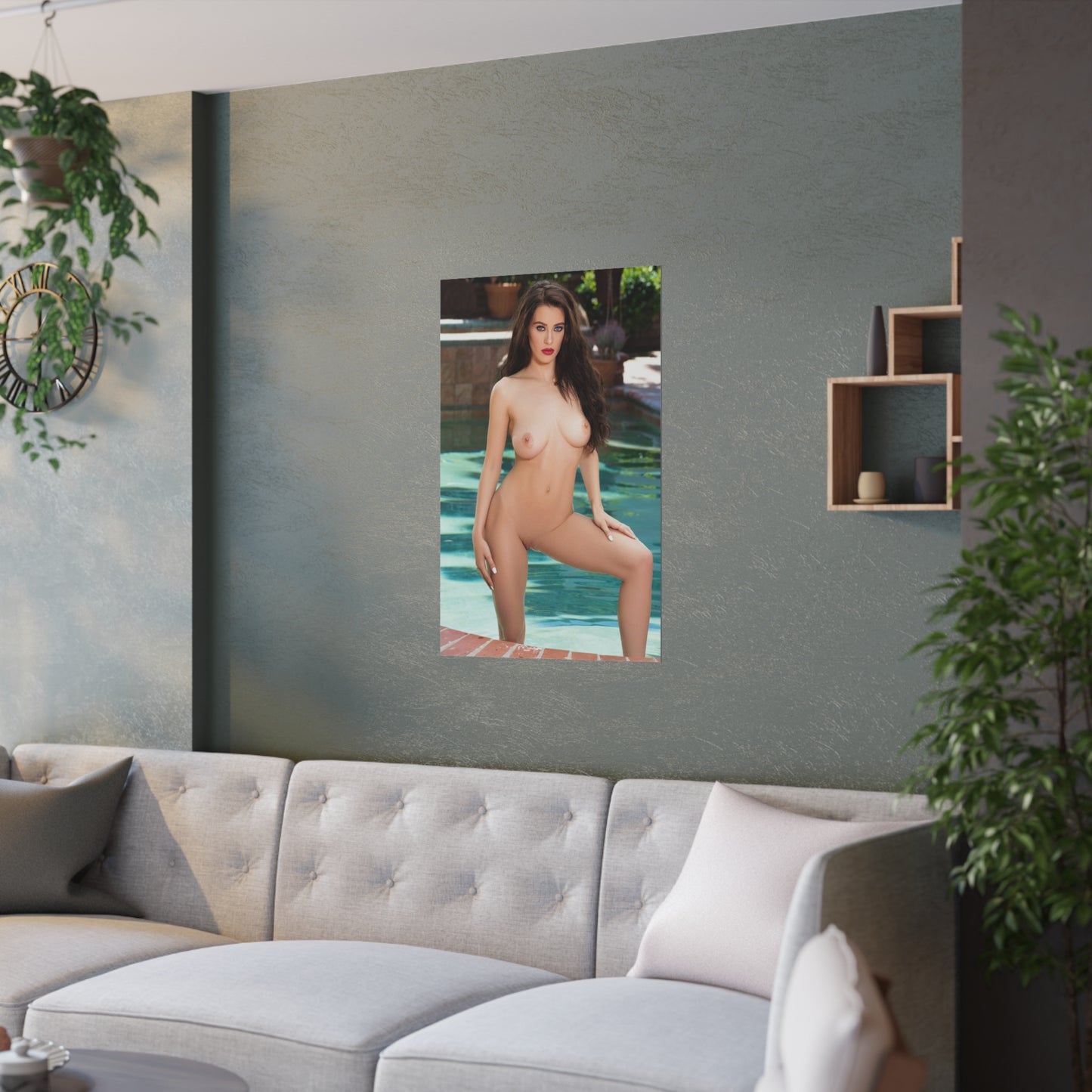 Satin Posters (210gsm) Lana Rhoades Nude