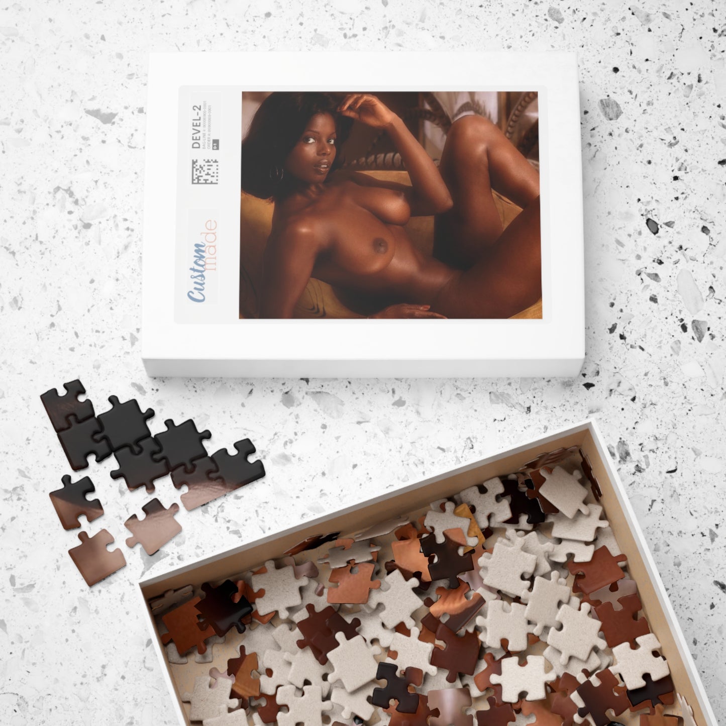 Puzzle (110, 252, 500, 1014-piece) Playboy Playmate June 1975 Azizi Johari