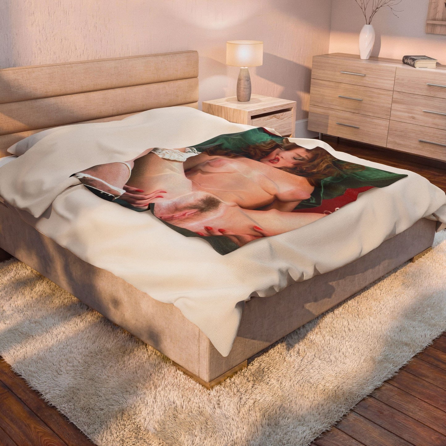 Velveteen Plush Blanket Traci Lords Nude