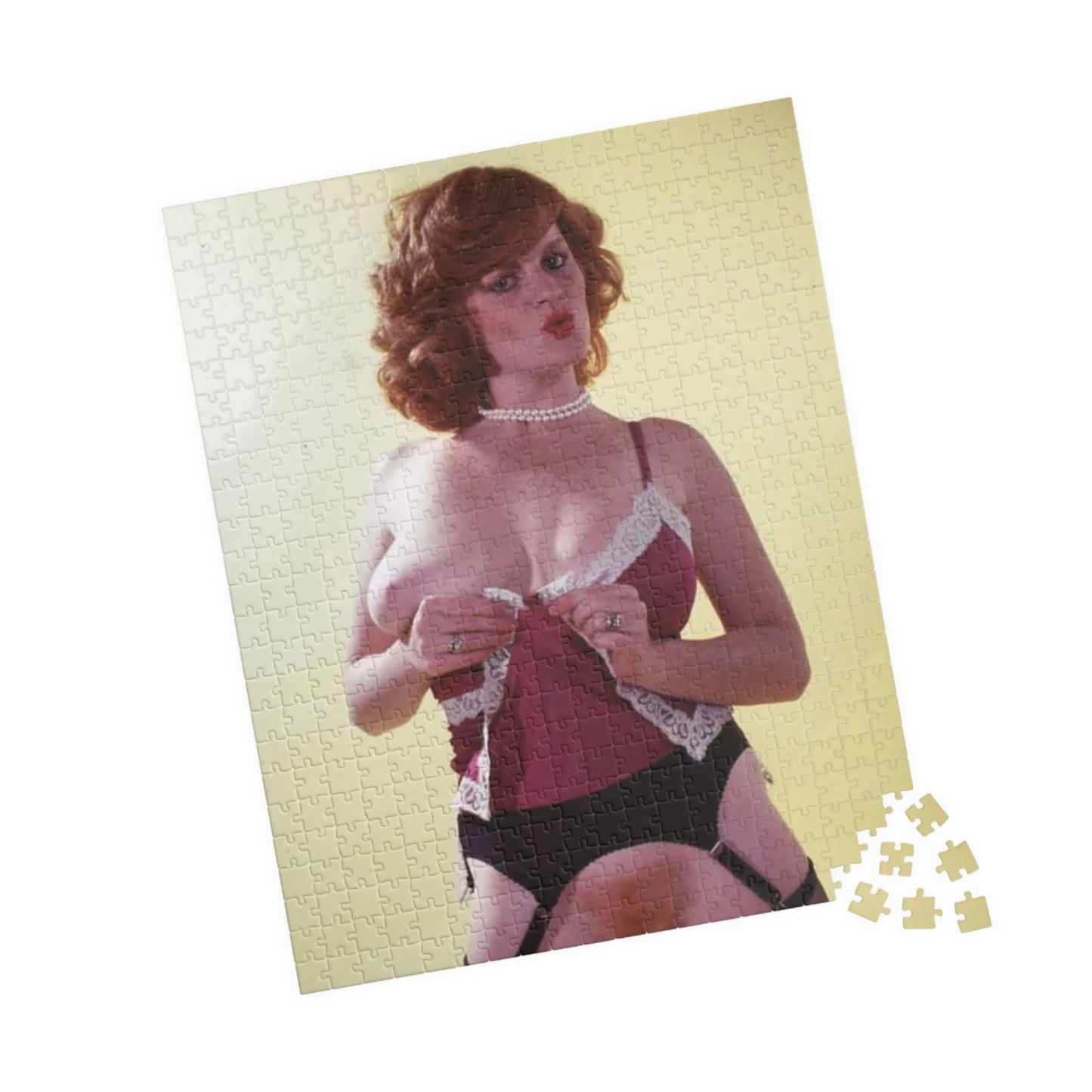 Puzzle (110, 252, 520, 1014-piece) Retro Pornstar Lisa De Leeuw Nude