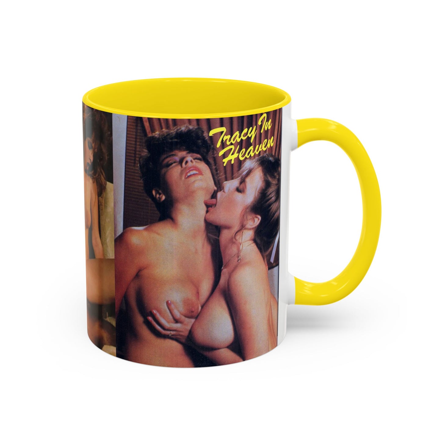 Accent Coffee Mug (11, 15oz) Traci Lords Nude Naked Retro