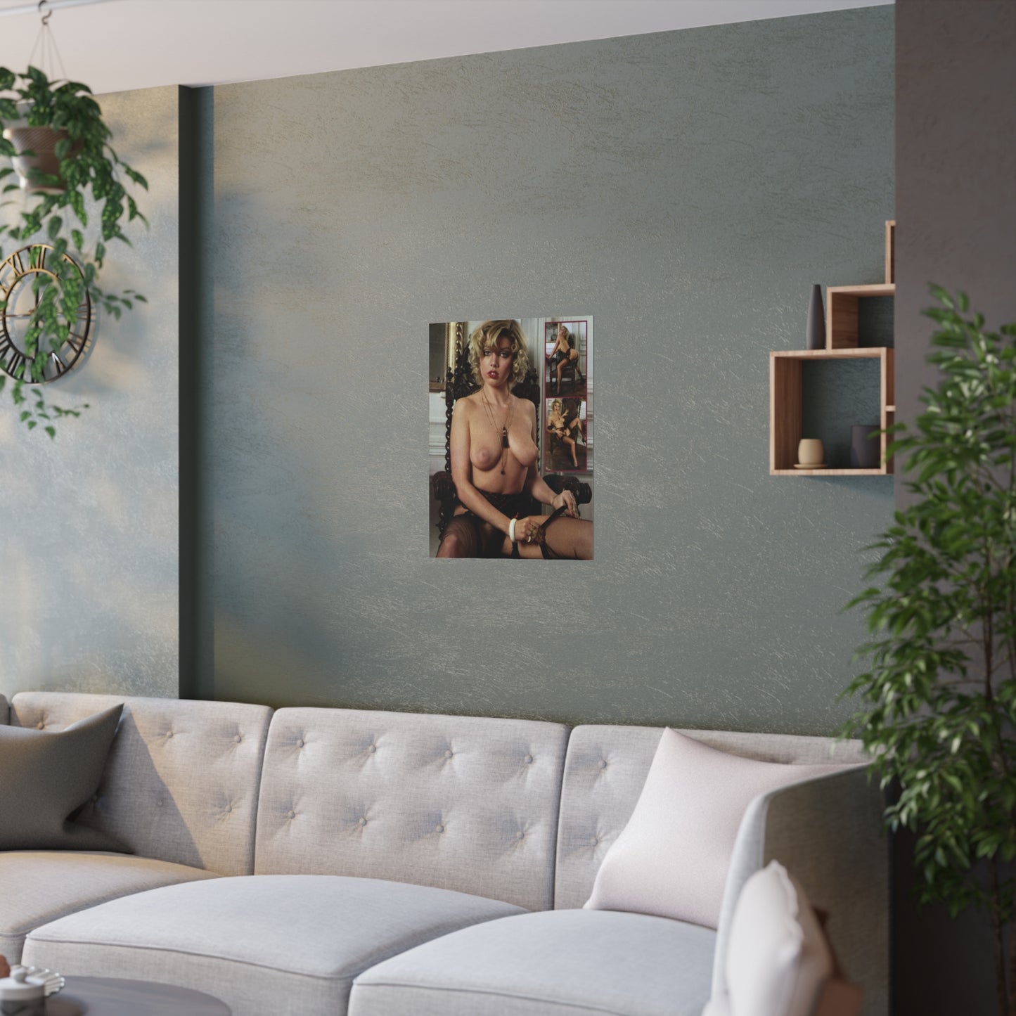 Satin Posters (210gsm) Retro French Porn Star Marilyn Jess