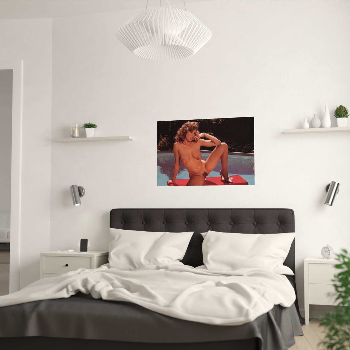 Satin Posters (210gsm) Retro Porn Star 1980s Traci
