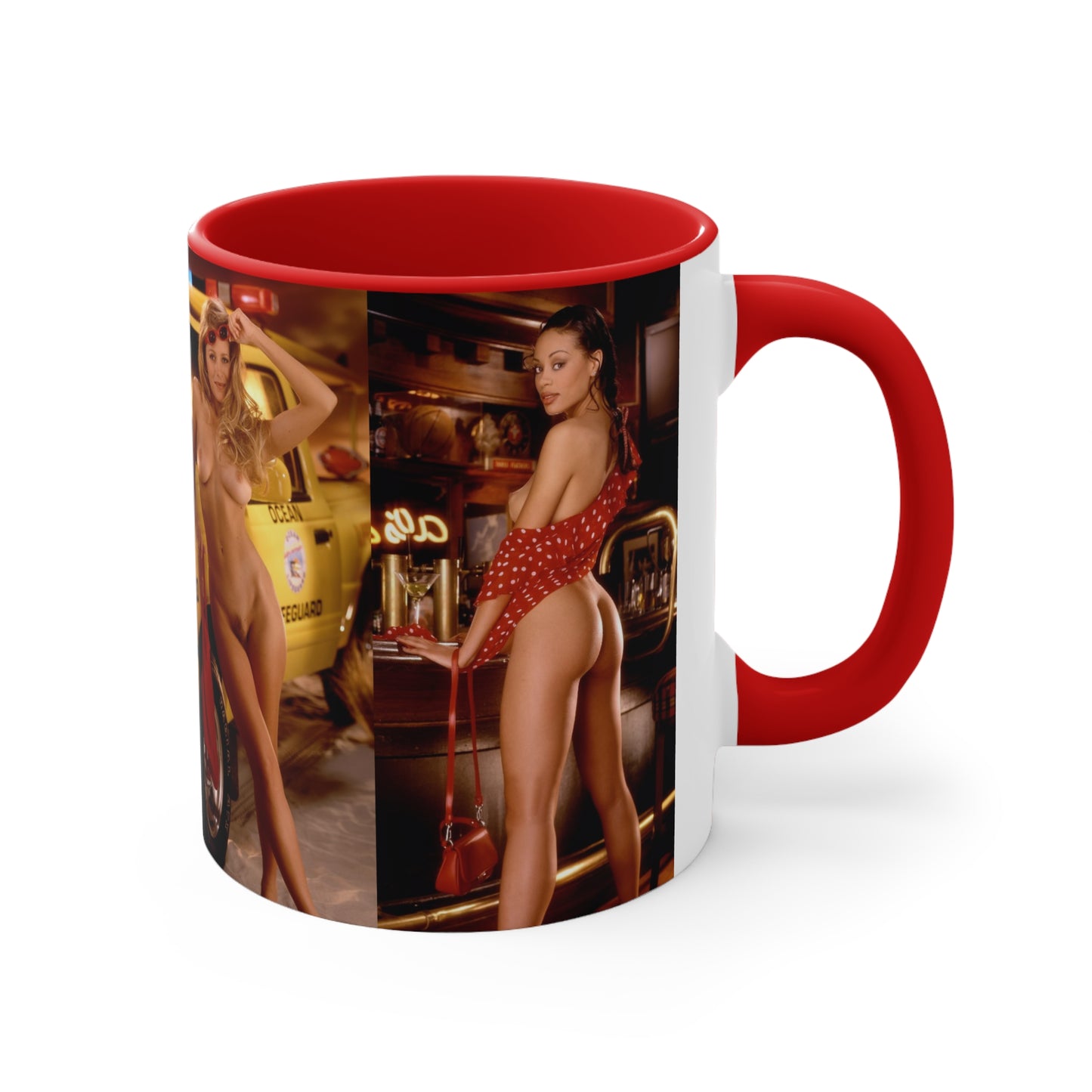 Accent Coffee Mug, 11oz Playboy Playmates 1998 January - April