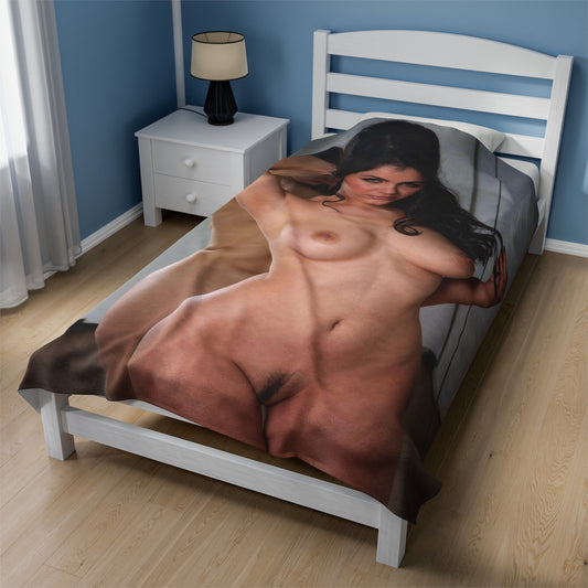 Velveteen Plush Blanket Pornstar Valentina Nappi Nude