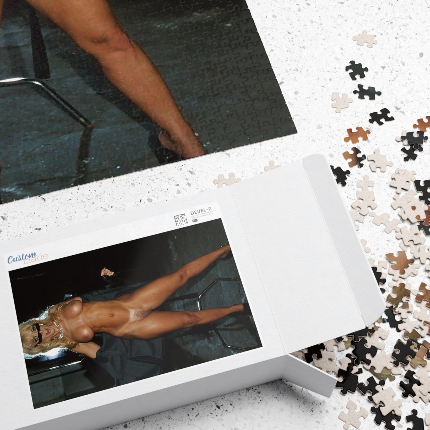 Puzzle (110, 252, 500, 1014-piece) Porn Star Puzzle Nina Hartley #2