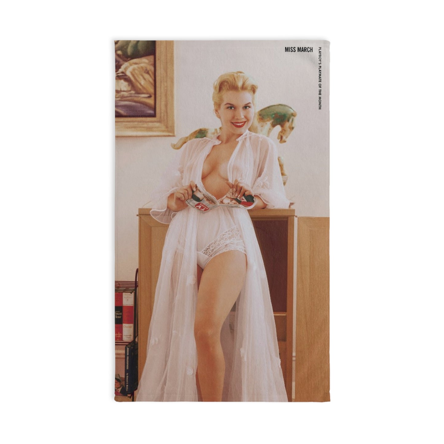 Hand Towel Playboy Playmate March 1956 Marian Stafford