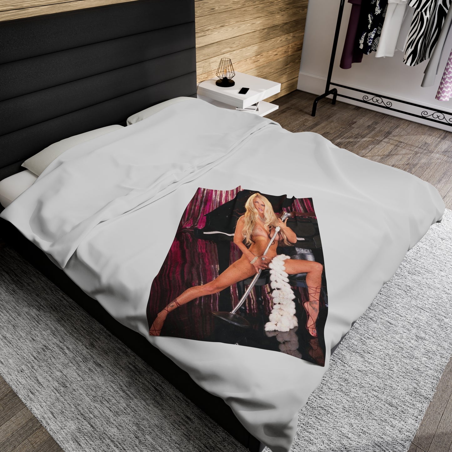 Velveteen Plush Blanket Pornstar Jenna Jameson Nude