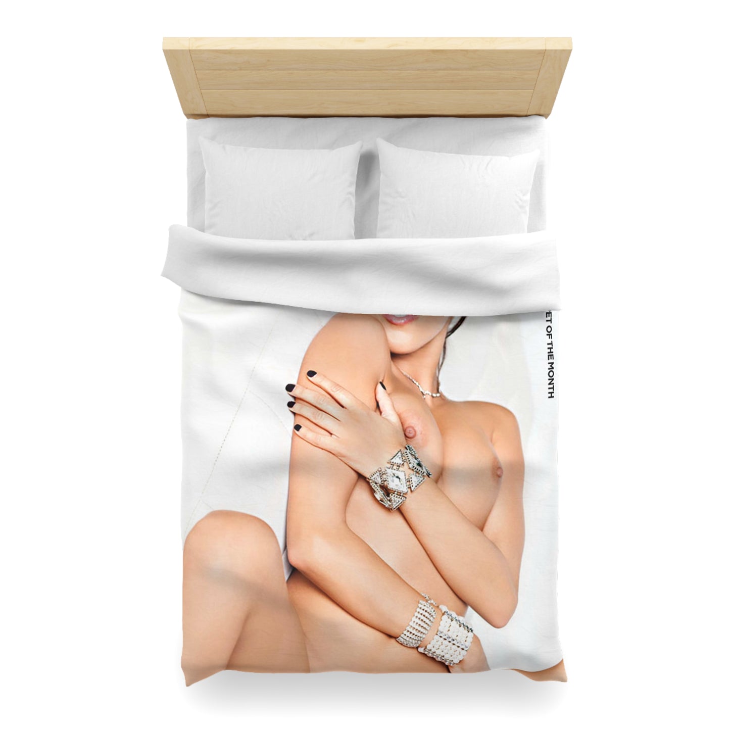 Microfiber Duvet Cover Penthouse Pet January 2011 Breanne Benson