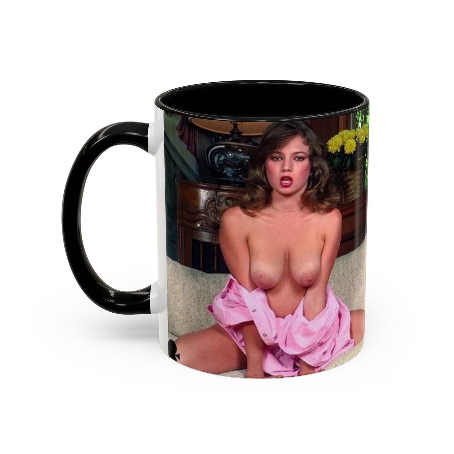 Accent Coffee Mug (11, 15oz) Traci Lords Nude Porn Retro