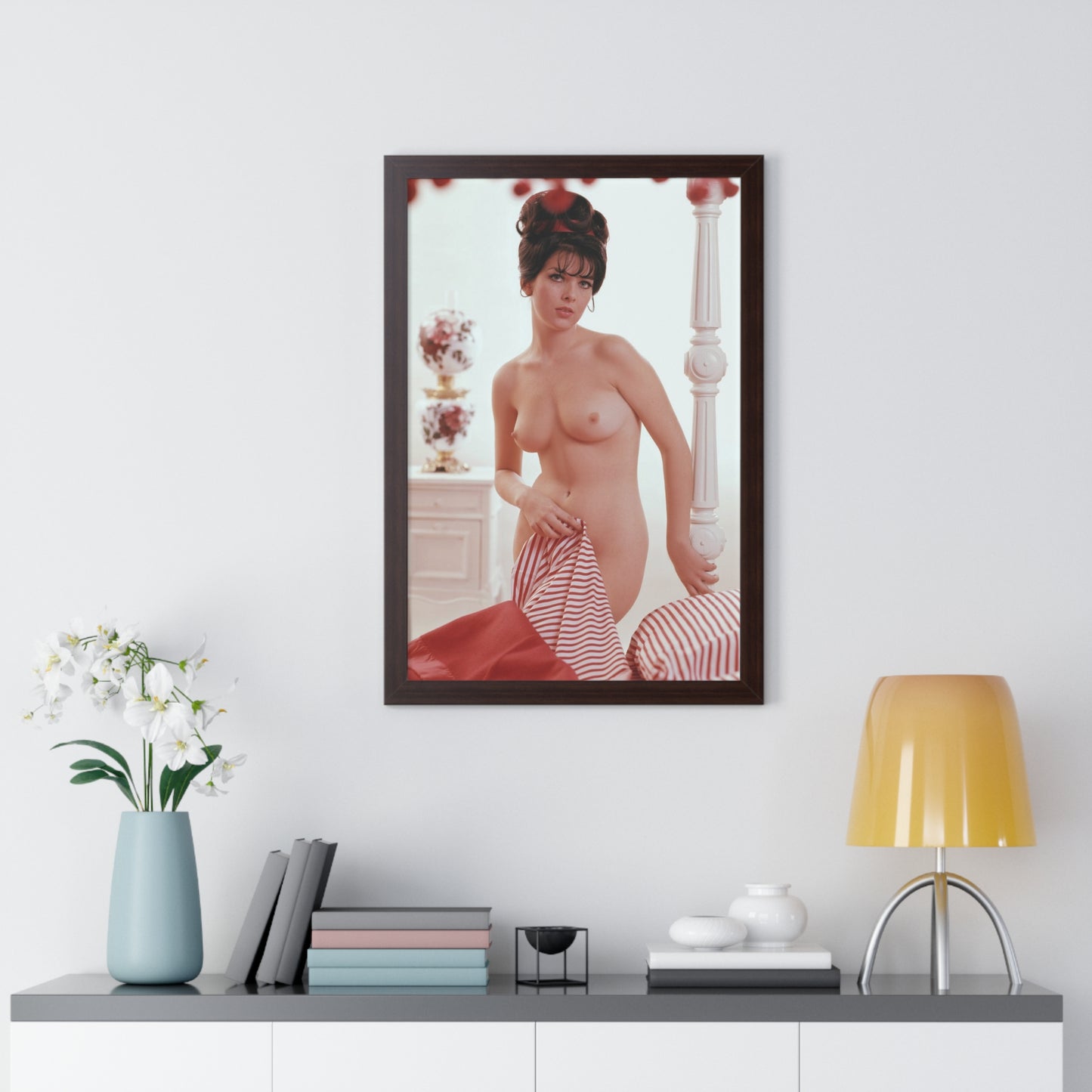 Framed Vertical Poster Playboy Playmate May 1964 Terri Kimball