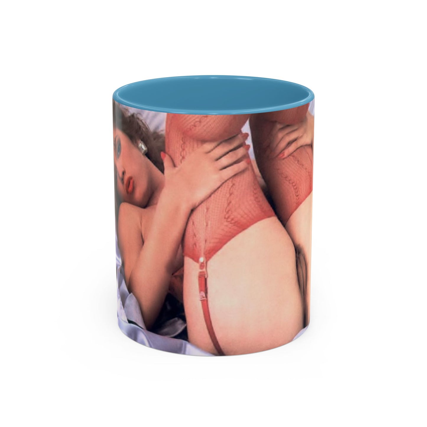 Accent Coffee Mug (11, 15oz) Traci Lords Naked Nude Retro