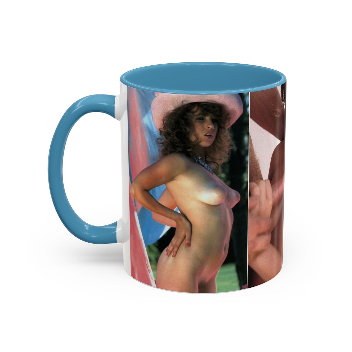 Accent Coffee Mug (11, 15oz) Traci Lords Nude Naked Fucking Retro