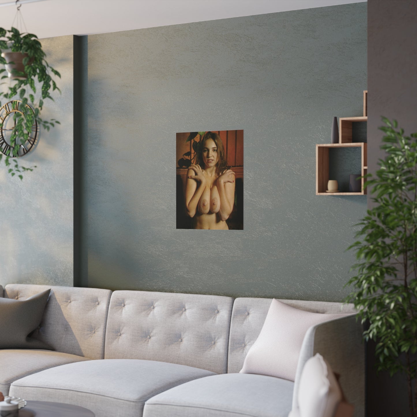 Satin Posters (210gsm) Retro Adult Star Little Oral Annie Nude