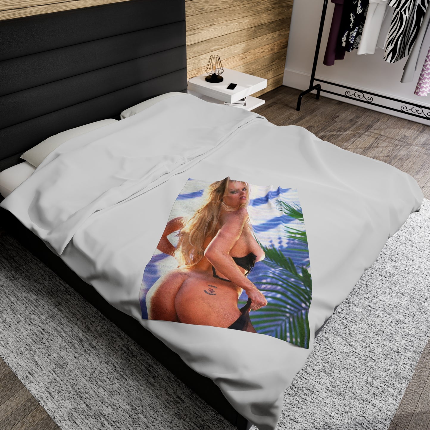 Velveteen Plush Blanket Pornstar Jenna Jameson Nude