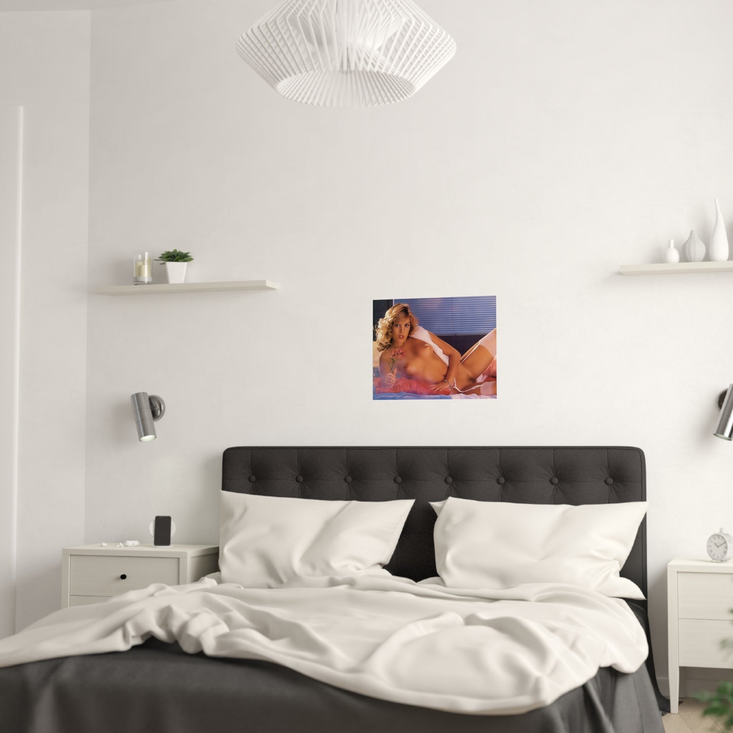 Satin Posters (210gsm) Retro Pornstar Shauna Grant Nude