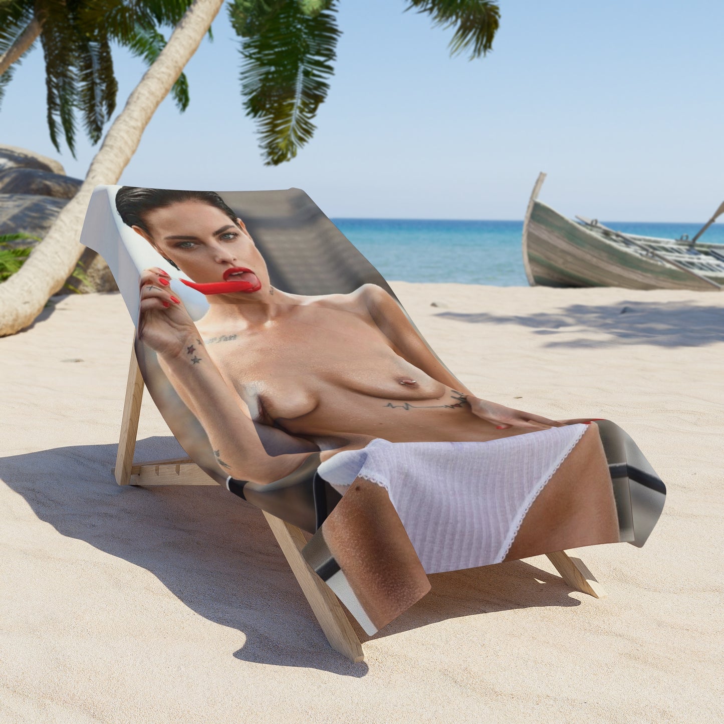 Beach Towel Playboy Playmate July 2019 Teela LaRoux