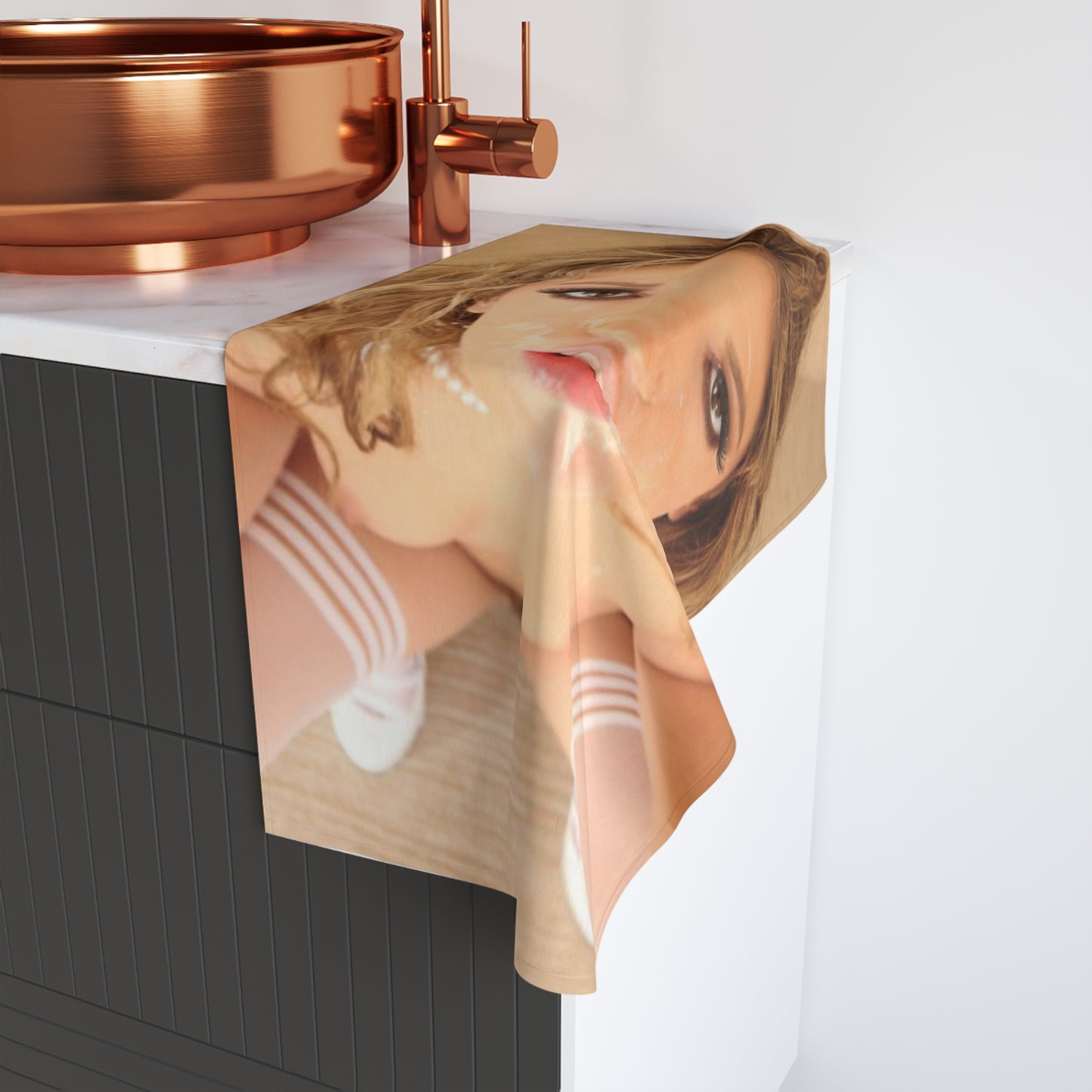 Hand Towel Reusable Cumshot Target POV Jenna Haze Facial