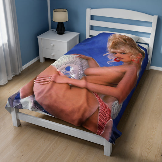 Velveteen Plush Blanket Pornstar Jenna Jameson Nude